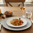 thumbnail image 2 of Assiette de Chargeur Pentagone Argent 13 Pouces - Ensemble de 6, 2 of 4
