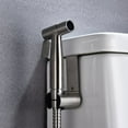 thumbnail image 2 of Stainless Steel Handheld Toilet Bidet Sprayer Set , Bidet Attachment Accessory Kit,Wall Mounted /Toilet Tank Mounted,Muslim Shower for Self Cleaning,Gold, 2 of 9