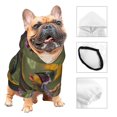 thumbnail image 4 of Uemuo Humming Bird for Winter Dog Hoodie Sweatshirts with Pockets Warm Dog Clothes for Small Dogs Chihuahua-Medium, 4 of 8