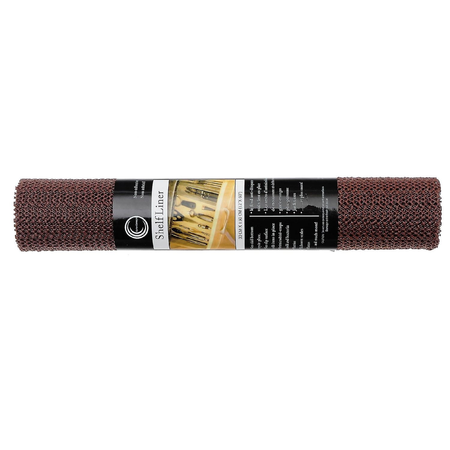 Anti Slip Pvc Mat (Chocolate) (12" X 60") - Set of 6