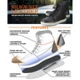 thumbnail image 2 of Milwaukee Leather MBM9004WP Men's Waterproof Black Leather Motorcycle Reinforced Street Riding Shoes w/Ankle Support 8.5, 2 of 10