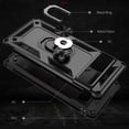 thumbnail image 6 of Allytech Rugged Case for Google Pixel 7 Pro, Military Grade Protection Shockproof Non-Slip Cover with Metal Rotatable Ring Stand, Magnetic Car Mount Holder Case for Google Pixel 7 Pro - Black, 6 of 7