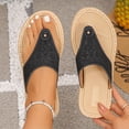 thumbnail image 2 of Taqqpue Womens Flat Sandals with Arch Support Adjustable Straps Comfortable Summer Walking Casual Flip Flops Size, 2 of 10