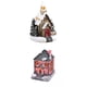 thumbnail image 1 of Feelfreeau 2× Figuritas de estatua de casa iluminada pequeña para el festival de regalos navideños EstiloD BLESIY Casa de miniaturas, 1 of 8