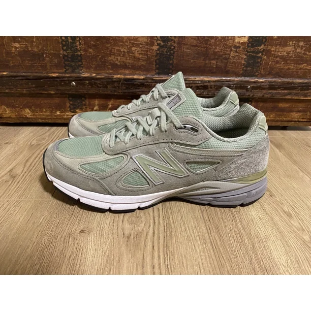 2019 Mint New Balance 990v4 Sneakers M990SM4 Men's Size 10.5 Grey Clean Pair