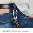thumbnail image 4 of Multifunctional Aluminium Alloy, Carabiner Mountaineering Lock Outdoor Camping Mousqueton D Buckle Outdoor Accessory Black, 4 of 7