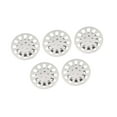 thumbnail image 2 of Esquirla 5Pcs Floor Drain Cover Shower Drainer Cover Round Replaces Shower Strainer Grid Shower Drain Grate for Basement Patio Kitchen with bowl, 2 of 8