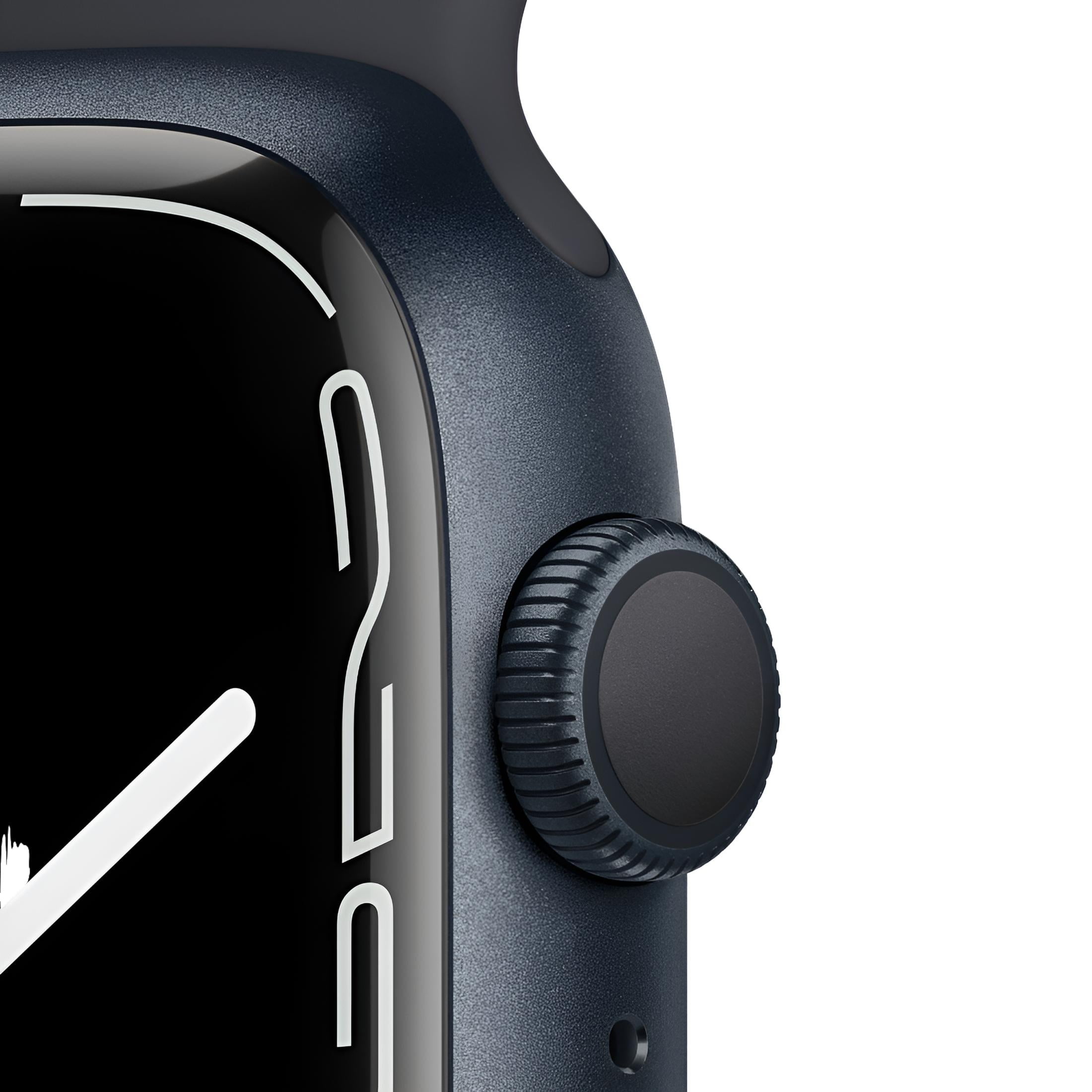 Restored Apple Watch Series 7 (GPS, 45mm) Midnight Case with Sport Band - (Refurbished)