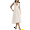Ivory, variant on Eternatastic Women's V-Neck Sleeveless Midi Dress for Wedding Guest, Graduation, Party Ladies Beach Sundress Dresses with Pockets