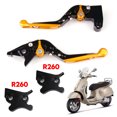 thumbnail image 1 of Motorcycle Adjustable Clutch Brake Lever For VESPA GTS 300 Super Gold, 1 of 11