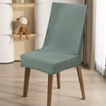 thumbnail image 1 of Feltree Solid Color Brushed High Elastic Chair Cover - Soft, Waterproof & Dirt-Resistant Slipcover for Dining Chairs, Universal Fit 16-24 Inch, Machine Washable, 1 of 8