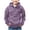 Purple, variant on Nwiuh Boys Quarter Zip Hoodies - Knit Kids Long Sleeve Hooded Sweatshirts Teens Pullover Tops Clothes 4-17 Years (Purple, 16-17 Years)