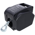 thumbnail image 4 of 12v 2000lbs Trailer Winch,Reversible Electric Winch, for Boats Up to 5000 Lbs, Galvanized Wire Rope, Rapid Mount, Handheld Remote,Power in and Manual Out, 4 of 18