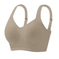 thumbnail image 2 of Jelly Bras for Women Plus Size Bras Wireless Bra No Underwire Push Up Seamless Sleep Comfortable Womens Khaki Medium, 2 of 4