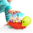 thumbnail image 4 of B. Toys – Ball Popper & Walker – Juguete de empuje para bebés y niños pequeños – Juguete de tortuga iluminado para gatear o caminar – Mango extraíble – 1 año o más – Walk 'n' POP!, 4 of 5