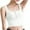 White, variant on Uaswgudfs Women's Stretch Cotton Camisole Short Tank Tops Crew Neck Built-in Padding Blouses Leisure Home Sleeveless Henry Cami Shirt