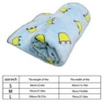thumbnail image 3 of Ljxge Warm Fleece Pet Blanket For Dogs Cats, Cute Cartoon Print Soft Flannel Mat, All Season Bed Cover For Indoor Outdoor Travel Car Sofa, Machine Washable S, 3 of 8