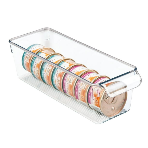 iDesign Linus Plastic Fridge and Freezer Organizer Bin with Handle