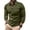 Army Green, variant on Polo Tees for Men Long Sleeve Quarter Zipper Tee Shirts Lightweight Red Mens Golf Shirt