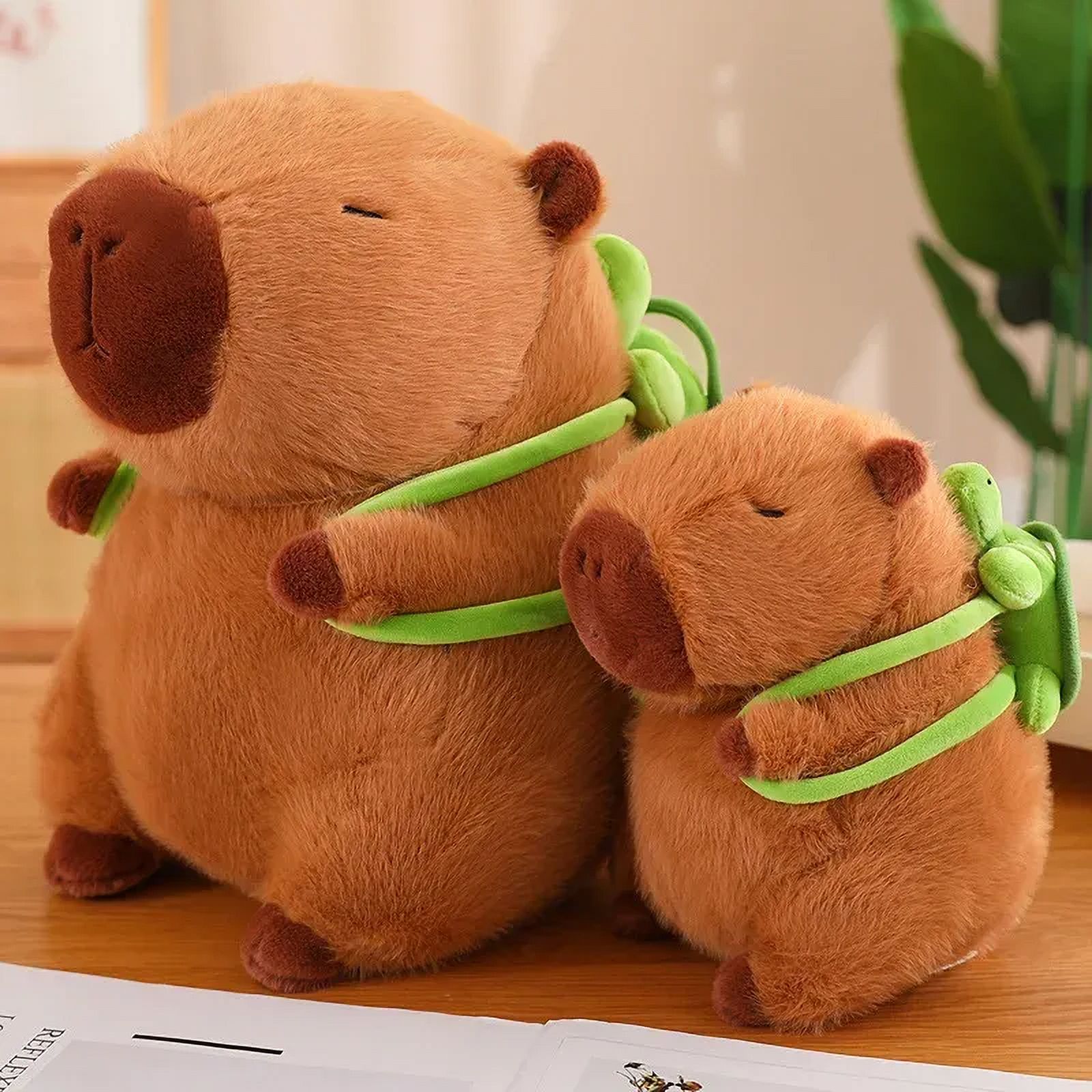 Capybara Plush Simulation Capibara Fluffty Toy Cute Doll Stuffed Animals Soft Doll Plush Christmas Thanksgiving Gift 12-23cm