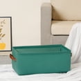 thumbnail image 5 of Unique Bargains Fabric Storage Cube Bin for Shelves Collapsible Storage Basket 1 Pcs Green, 5 of 7