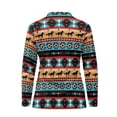 thumbnail image 4 of Garronmavis Golf Shirt for Women Zipper Long Sleeve Collar Tennis Shirts Casual Shirts Sports Workout Tops Western Aztec Shirt, Aztec Western Horse, Size XL, 4 of 7