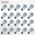thumbnail image 3 of 5/16x13mm T-Nuts 4 Pronged 0.83" x 0.51" Tee Nut Carbon Steel Half Thread 50packs, 3 of 7