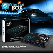 Lanzar 4 Band Parametric Equalizer with Subwoofer Gain Control