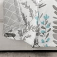thumbnail image 6 of Lush Decor Microfiber Aprile Throw Yellow/Gray Single 50X60, 6 of 9