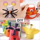 thumbnail image 4 of Juego de 100 vasos de cartón, vasos de papel para bodas para dibujo infantil, material artesanal, vasos desechables biodegradables ecológicos, fiesta de vacaciones DIY JAMW Sencillez, 4 of 5