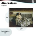 thumbnail image 4 of Stupell Industries Victorian Restful Woman Classic Canvas Art, 20 x 16, by Lil' Rue, 4 of 8