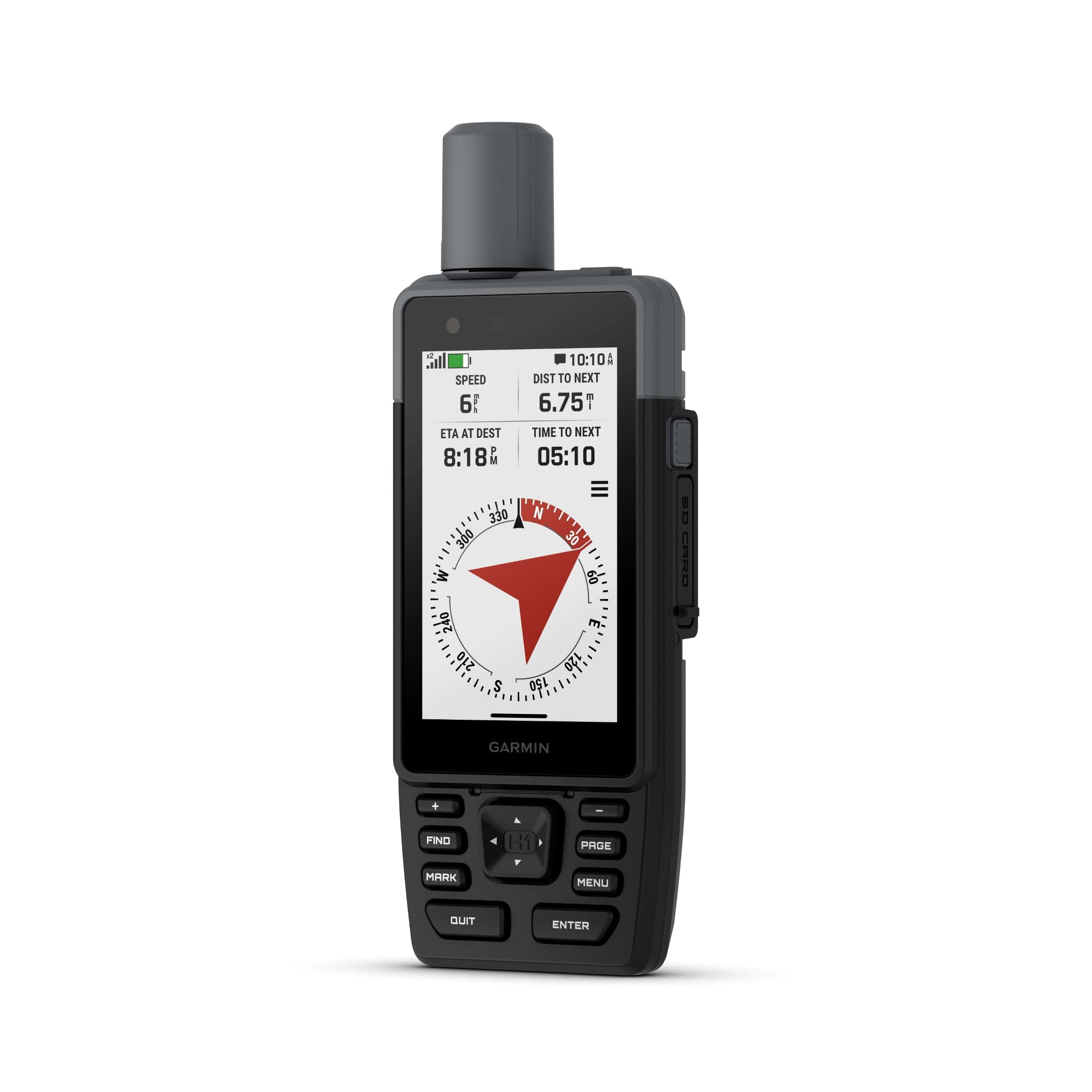 Garmin GPSMAP H1, Premium GPS Handheld Navigator with Color Touchscreen and Buttons, Durable IP67 Water Rating, Long Battery Life, Built-In flashlight, Preloaded Maps