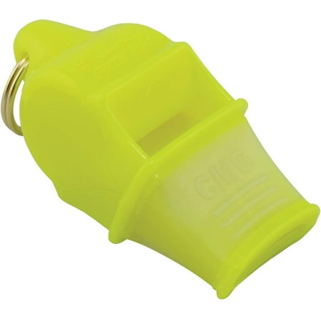 UPC: 0066143999458 | Fox 40 Sonik Blast CMG 3-Chamber Pealess Whistle + Lanyard Neon Yellow