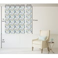 thumbnail image 5 of Ambesonne Floral Peel & Stick Wallpaper for Home, Blurry Abstract Autumn Bloom, 13"x72", Ceil Blue Amber and Green, 5 of 5