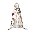 thumbnail image 7 of Honeii Happy Thanksgiving Print Poncho Cape, Cloak Coat, Snuggly Hooded Wearable Blanket, Hooded Cape For Teenagers,Halloween Costumes-Small, 7 of 7