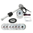 thumbnail image 2 of 52mm Fuel Level Gauge With Fuel Level Sensor 0~190 Ohm 8 Color Backlight Oil Tank Level Indicator Meter Fit For Car Boat Marine ,Easy Setup, 2 of 6