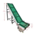 thumbnail image 2 of 78.7*11.8inch Electric PVC Belt Climbing Conveyor Climbing Lifting Belt Conveyor 110V 2-10m/min 11.8-59inch Height, 2 of 10