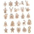 thumbnail image 1 of Calendario de Adviento de Madera ANGGREK Con Números 1 24, Manualidad Navideña Reutilizable Con 24 Clips Y cordel, 1 of 7