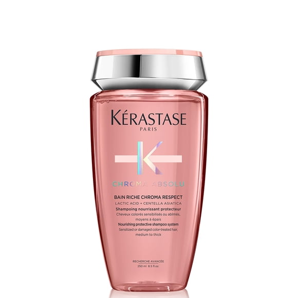 K�rastase Chroma Absolu, Champ� Riche Chroma Respect, Para Cabello Te�ido Sensibilizado o Da�ado, Protege y Nutre, Cabello Medio a Grues K NA