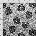 thumbnail image 3 of oneOone Polyester Spandex Black Fabric Tropical Sewing Material Print Fabric By The Yard 56 Inch Wide, 3 of 4