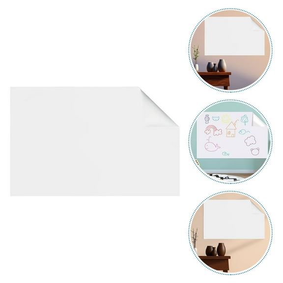VORCOOL Whiteboard Sticker Roll with Static Cling for Home Wall Writing