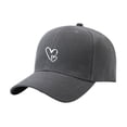 thumbnail image 2 of Adjustable Dad Hat qinhaie Pure Cotton Washed Baseball Cap, Coconut Tree Heart Embroidered Classic Golf Trucker Hat, Unisex Sun Cap Bucket Hat for Outdoor Daily Wear, 2 of 4