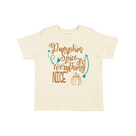 

Inktastic Pumpkin Spice and Everything Nice Gift Toddler Boy or Toddler Girl T-Shirt