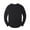 Black, variant on YYDGH Long Sleeve Shirts for Men Curve Hem Loose Fit Running Gym Basic Tee Tops Stylish Casual Crewneck T Shirts Pullover Shirt