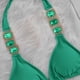 thumbnail image 2 of TaTaai Patchwork Strap Bikini for Women, Crystal Embellished Swimsuit Set, Elegant Two Piece Beach Vacation Wear with Glittering Details, Solid Color Style Gift, 2 of 8