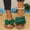 Dark Green, variant on Womens Slip On Loafers Round Toe Knit Design Flat Sole Shoes for Women Casual Walking Sneakers Flats US :6