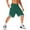 Dark Green, variant on Men's Long Basketball Shorts With Zipper Pocket 11 Inch Mesh Sports Play Basketball Court Star Fitness Quick Dry Lightweight