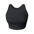 thumbnail image 4 of Women's Solid Swimwear Tankini Top Swim Shirt For Beach Water Activities, 4 of 5