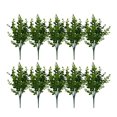 thumbnail image 1 of Cateissary 10 piezas de reemplazo de plantas falsas, simulación vívida, oficina, restaurante, cafetería, hojas artificiales Arboles Artificiales 25g Cateissary HA083942-01, 1 of 6