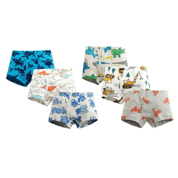 Boys Briefs Shorts Cotton Baby Toddler Underwear for Kids Boy 6Pack